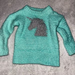 Toddler girl unicorn sweatshirt